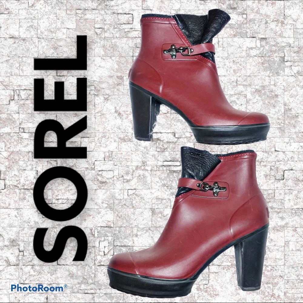 Sorel Medina Cabernet Red Heel Boot, 10